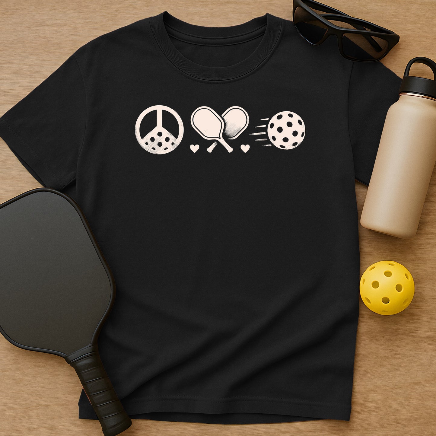 Peace Love Pickleball T-Shirt