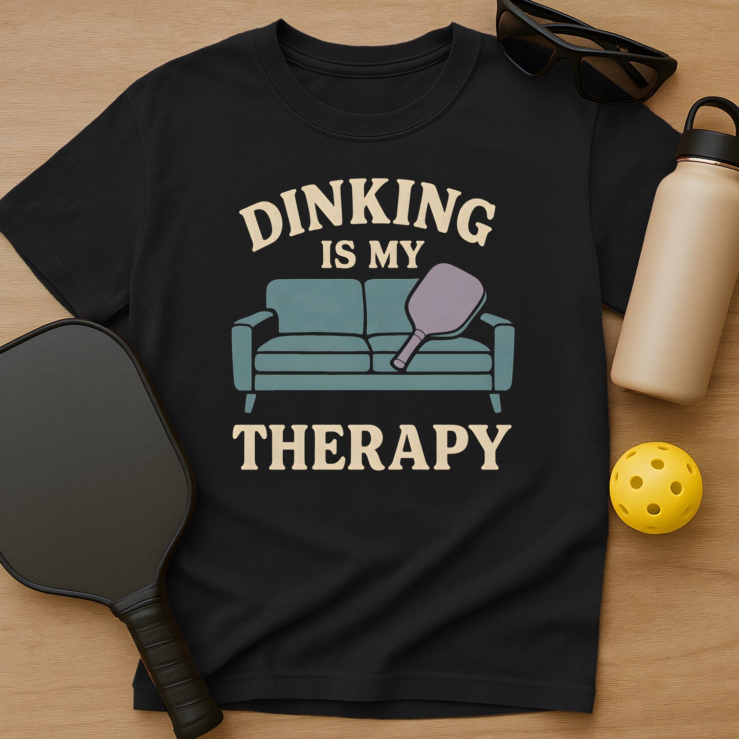 Dinking Is My Therapy T-Shirt