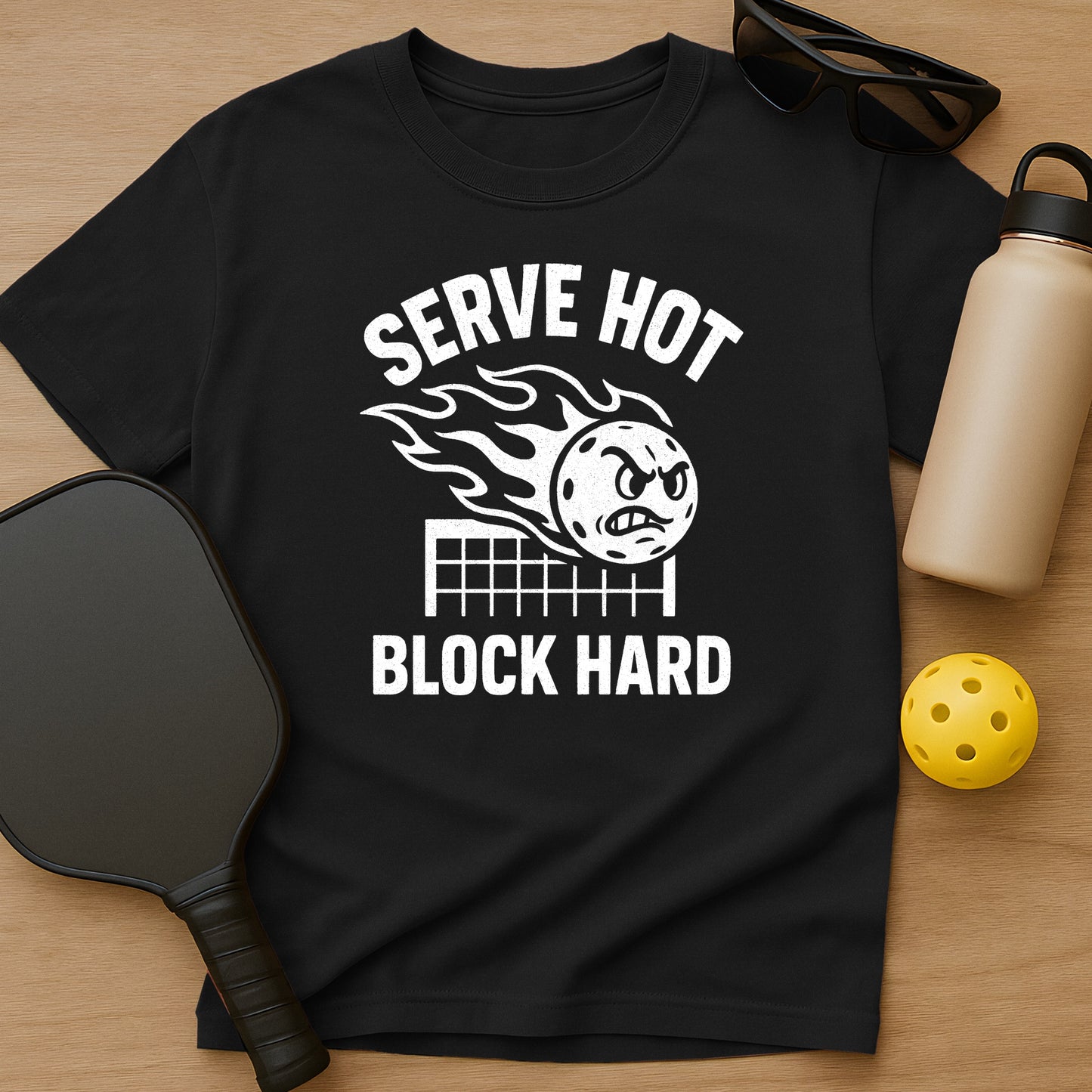 Serve Hot Block Hard T-Shirt