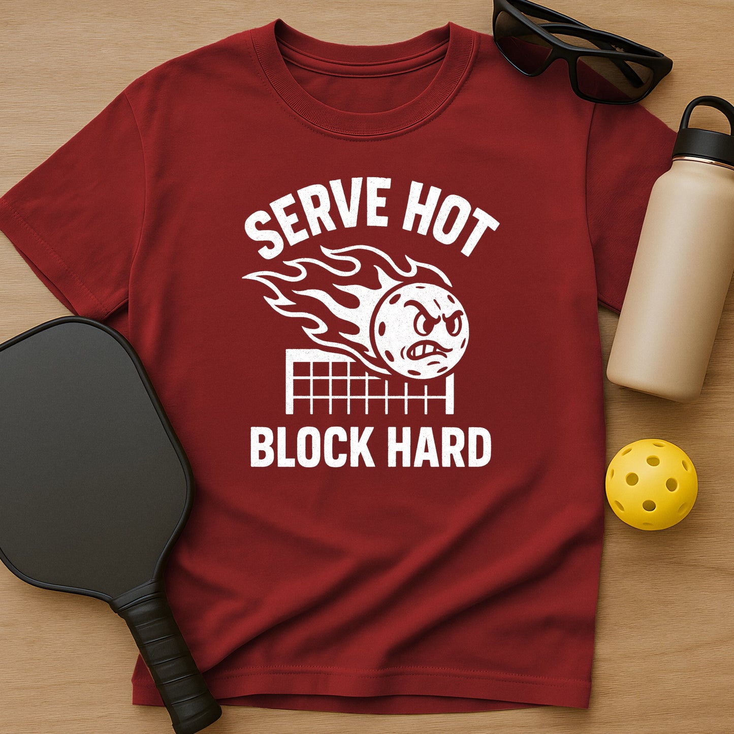 Serve Hot Block Hard T-Shirt