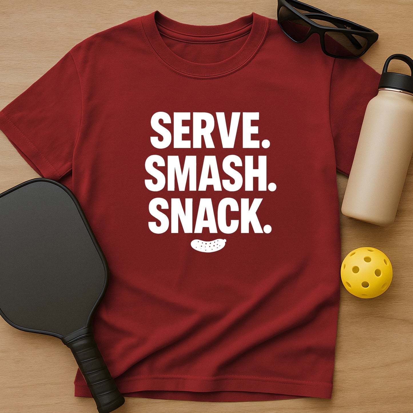 Serve Smash Snack T-Shirt