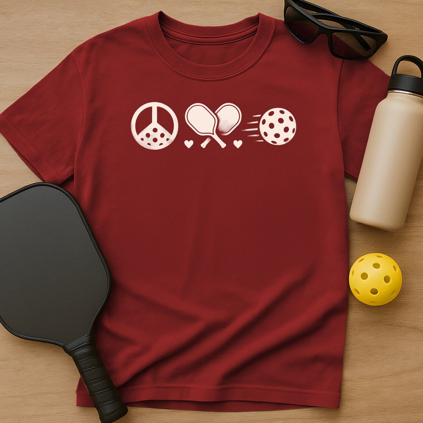 Peace Love Pickleball T-Shirt