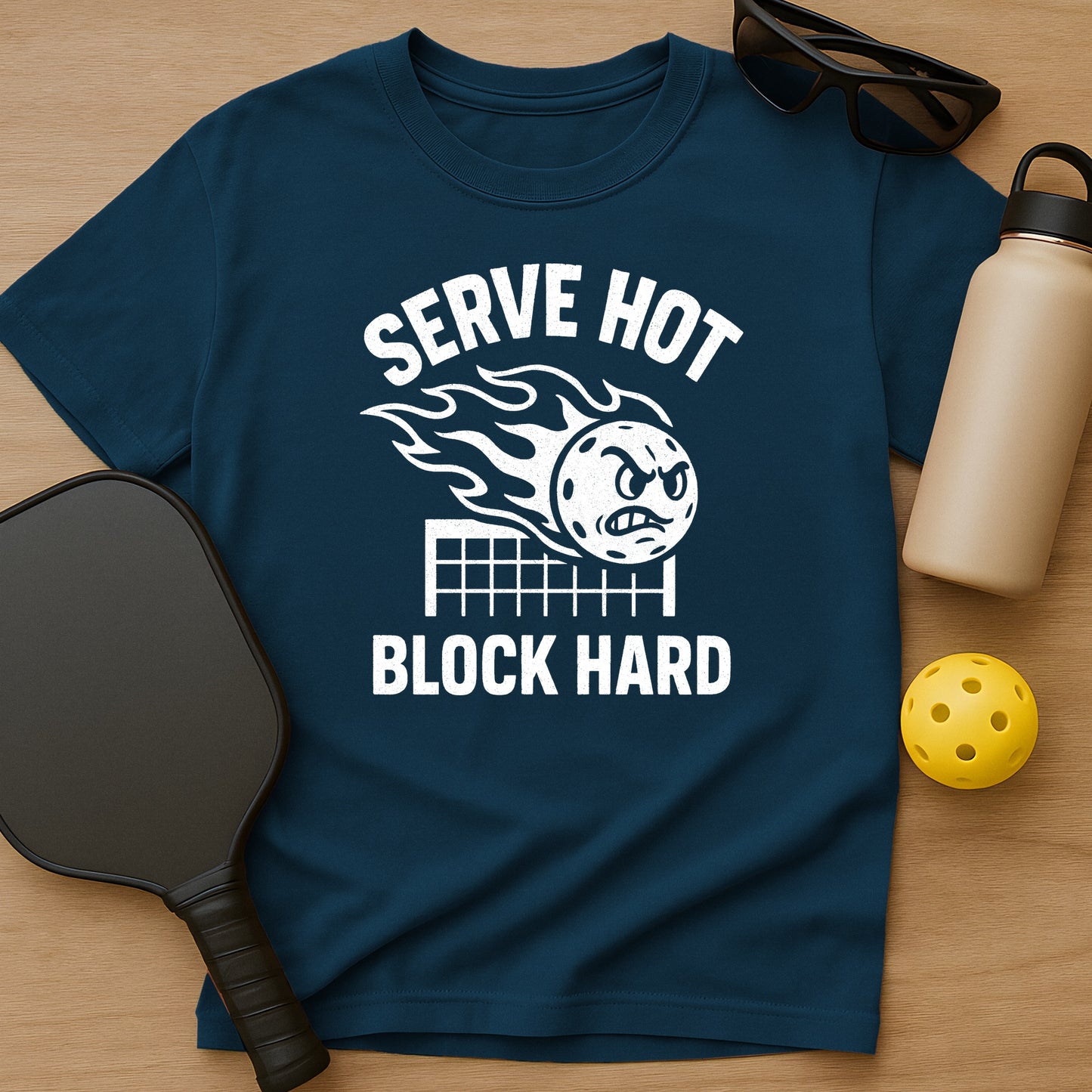 Serve Hot Block Hard T-Shirt