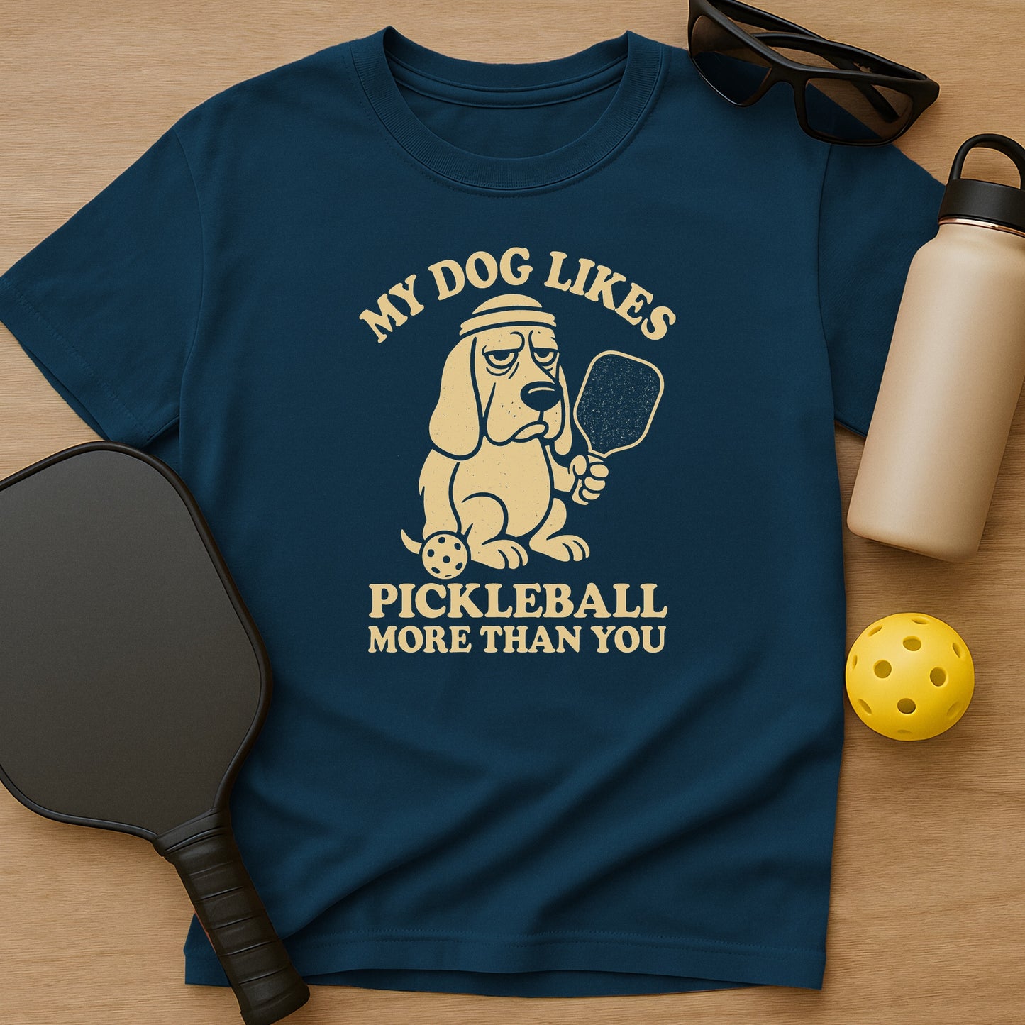 My Dog Likes Pickleball T-Shirt