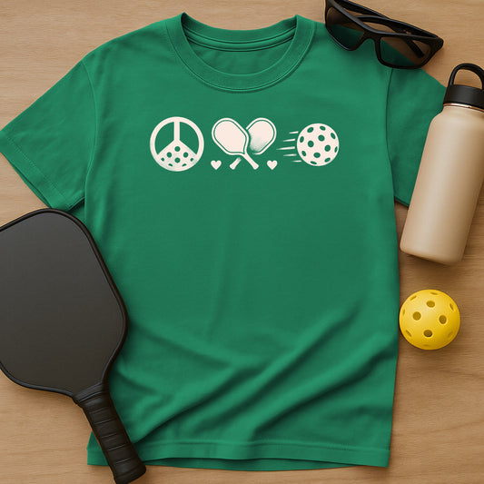 Peace Love Pickleball T-Shirt