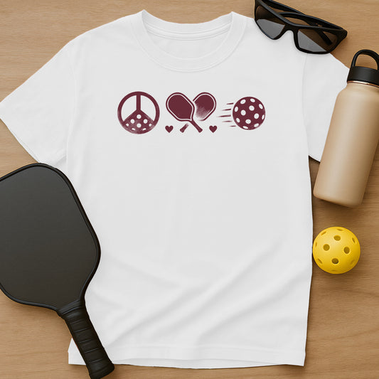 Peace Love Pickleball T-Shirt